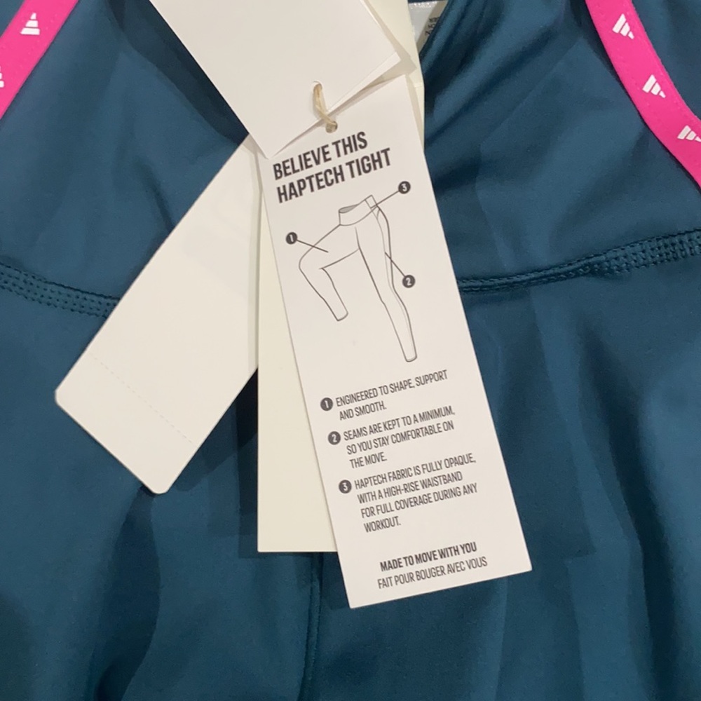 Adidas Women's Primegreen Aeroready 3 Bar Elastic Training Tights XS - Picture 7 of 11